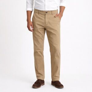 Matchstick Khaki Slim Straight Chino Pants 34x30 XL